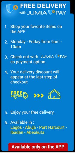 jumia prime free delivery